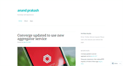 Desktop Screenshot of anand-prakash.net
